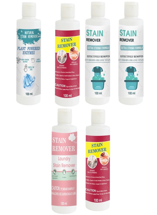 TOOVUS Stain Remover Combo Pack of Shirt, Red, Doll (Pack of 2), Pink and Red Stain Remover | Multi-Surface Cleaning Solution for Clothes, Fabrics, Upholstery (100 g Each) - Image 1